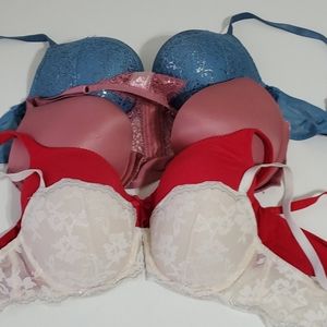 Lot of 4 Victoria's Secret Bras 36C
